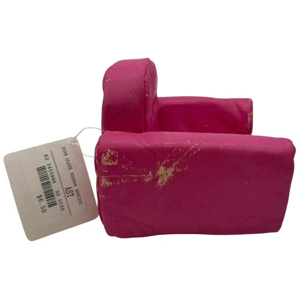 Floppy Friends Love Seats Miniature Doll Chairs Pink Black Vintage Toy Accessory